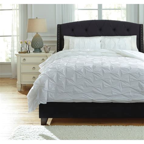 Signature Design By Ashley Furniture Bedding Sets Q756013q Queen Rimy White Comforter Set Sam