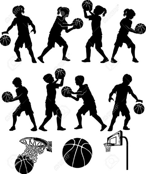 Download Basketball Silhouette Girl at GetDrawings | Free download