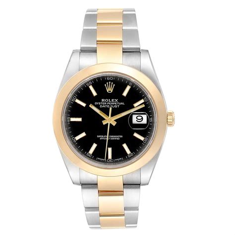 Select rating 1 star (worst) 2 stars 3 stars (average) 4 stars 5 stars (best). Rolex Datejust 41 Steel Yellow Gold Black Dial Mens Watch ...