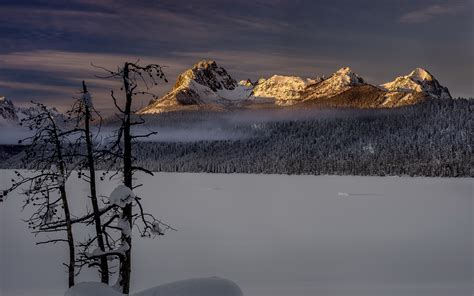 2880x1800 Winter Forest Landscape Nature Snow Macbook Pro Retina Hd 4k