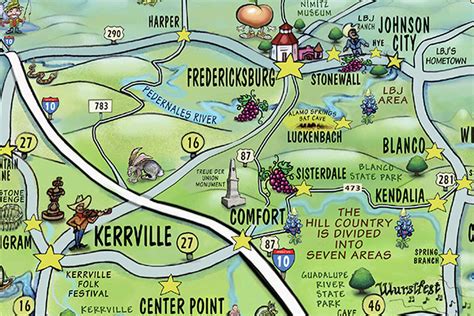 The Coolest Map Of The Texas Hill Country That We Have Ever Seen