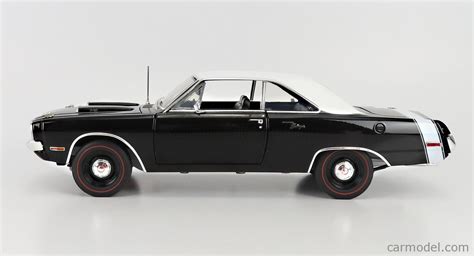 Acme Models A1806407vt Escala 118 Dodge Dart Swinger 340 Hard Top 1970 Black White