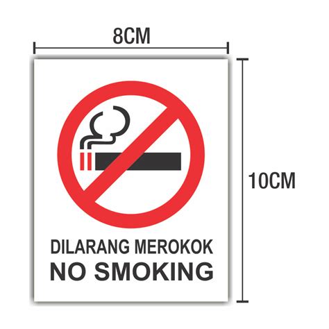 Buy Dilarang Merokok Signage Warning Sign No Smoking Sign Papan My Xxx Hot Girl