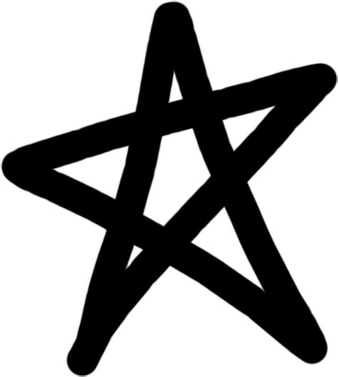 Hand Drawn Star Png