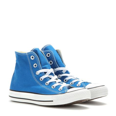 Converse Chuck Taylor All Star High Top Sneakers In Blue Lyst