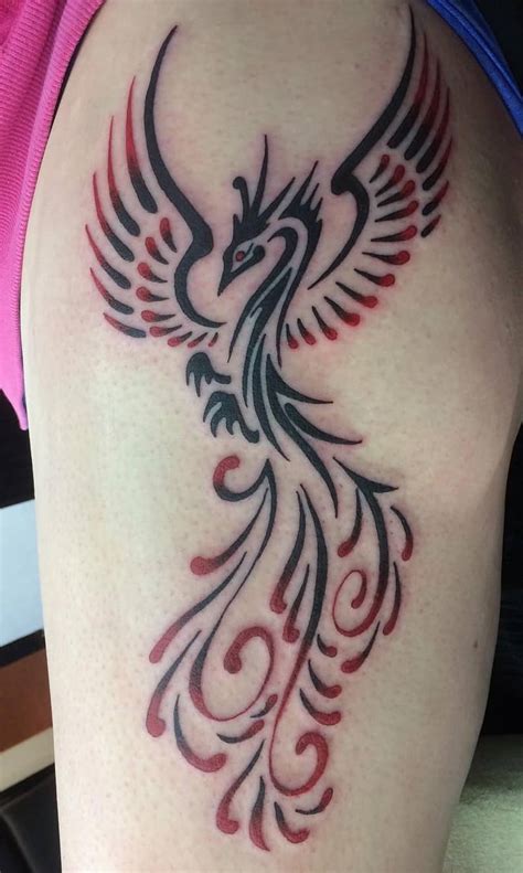 Tribal Phoenix Tattoos Meanings Placement And Tattoo Designs