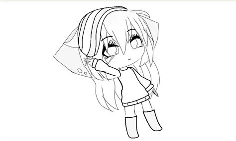 Unique collection of gacha life coloring pages. Done x :) gacha lineart gacha edit life gachalife gacha...