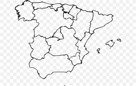 Autonomous Communities Of Spain Blank Map World Map Png Favpng T26qbhg3Km13QfsiXXX3ucm43 