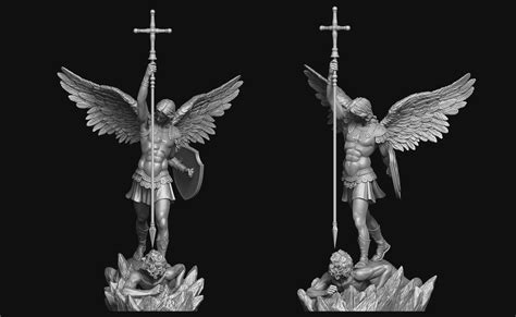 Archangel Michael Statue 3d Model 3d Printable Cgtrader