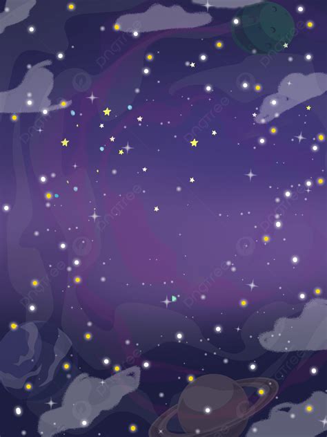 Purple Romantic Star Sky Background Wallpaper Image For Free Download
