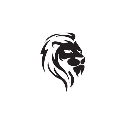 Lion Head Icon Logo Vector Design 13771928 Vector Art At Vecteezy