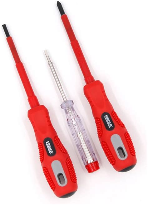 Finder Professional Electricians Screwdrivers Set 1000v Insulated Soft