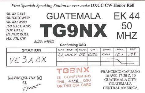 Ve3abx Qsl Cards Collection