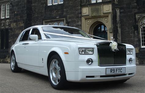 Rolls Royce Phantom White Worcester Wedding Car