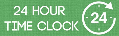 24 Hour Time Clock Real Time Clock Reference Uses