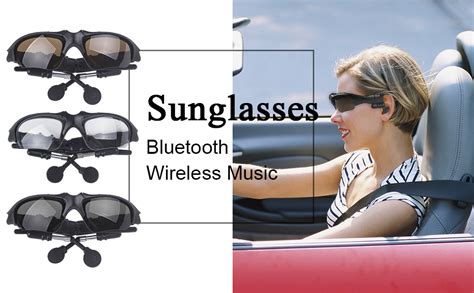Techken Sunglasses Headset Headphone Bluetooth Wireless
