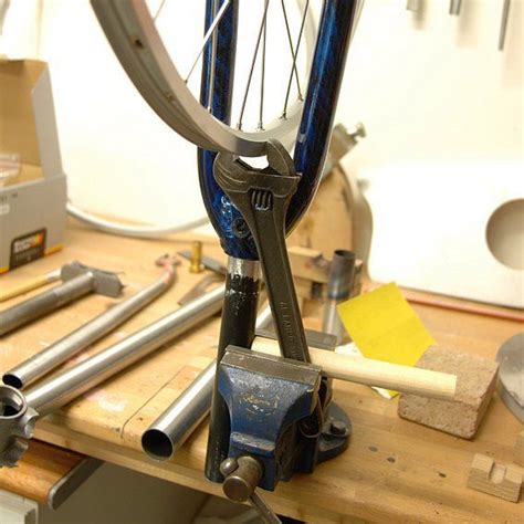 DIY wheel truing stand | Bike repair, Bike repair stand, Mountian bike