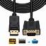 DP To VGA Adapter Cable DisplayPort Monitor 6FT Male 