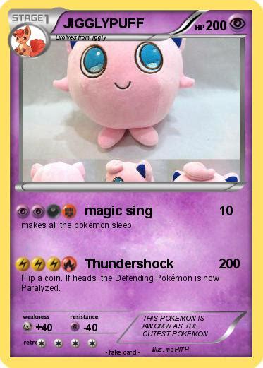 Pokémon Jigglypuff 383 383 Magic Sing My Pokemon Card