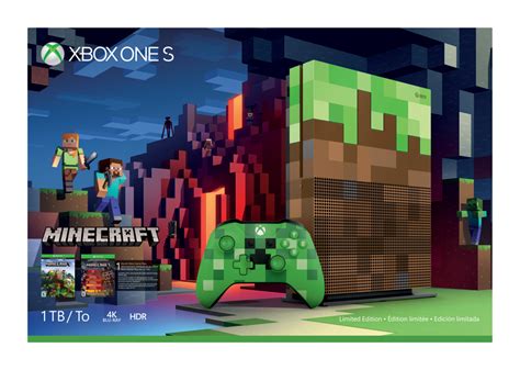 The New Minecraft Xbox One S Console And Controllers Are Blocky