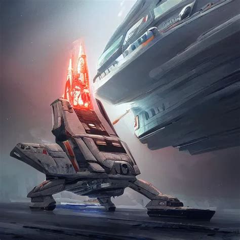 Concept Art Of Hardspace Shipbreaker Spaceship By Paul Stable Diffusion