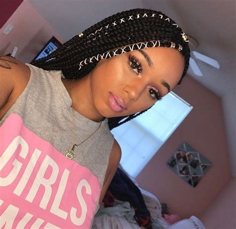 Cleopatra Natural Hair Styles Box Braids Styling Braided Hairstyles