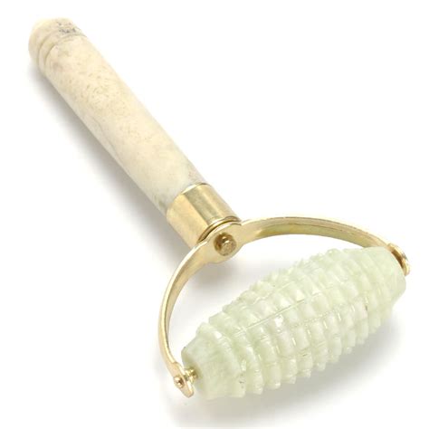 Natural Jade Massage Roller Acupressure Acupoint Stick Anti Wrinkle Massager Features 1 As The