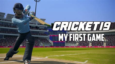 If you want to play some intense cricket game that requires skill and experience, wcc2 is the best option for you. CRICKET 19 | First Game - YouTube