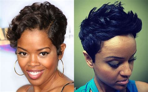 Pixie Short Haircuts For Black Women 2018 2019 Hair Colors