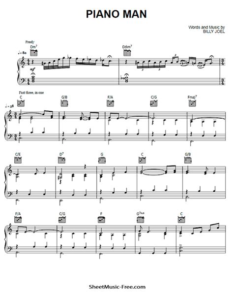 Printable and free gospel sheet music is also so cool because you can start playing it right after it burns out of your printer and take it to your piano teacher right away. Piano man sheet music free pdf, fccmansfield.org