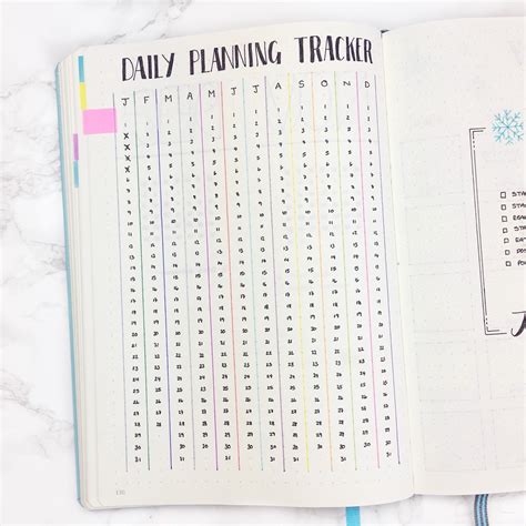 Daily Bullet Journal Template