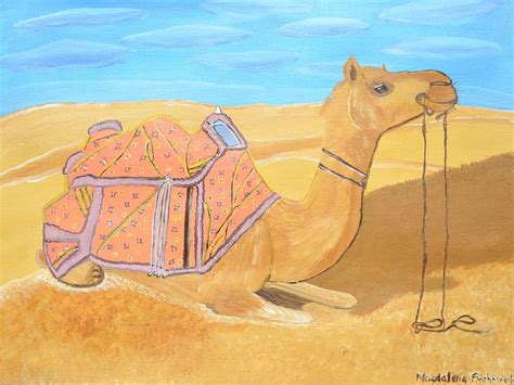 Arabian Camel Painting By Magdalena Frohnsdorff Fine Art America