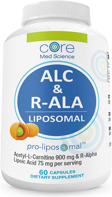 Buy Liposomal Alc And R Ala By Core Med Science 900mg Acetyl L