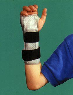 Wheaton Brace Co. | Products | Pediatric Vinyl Wrist Splint