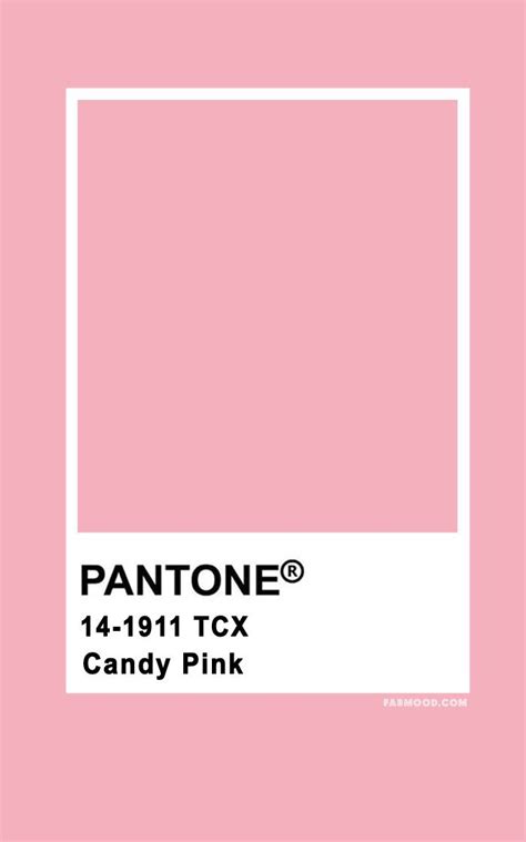Pantone Candy Pink 14 1911 Pantone Colour Palettes Color Palette