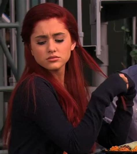 ariana grande as cat valentine in victorious ariana grande red hair ariana grande victorious