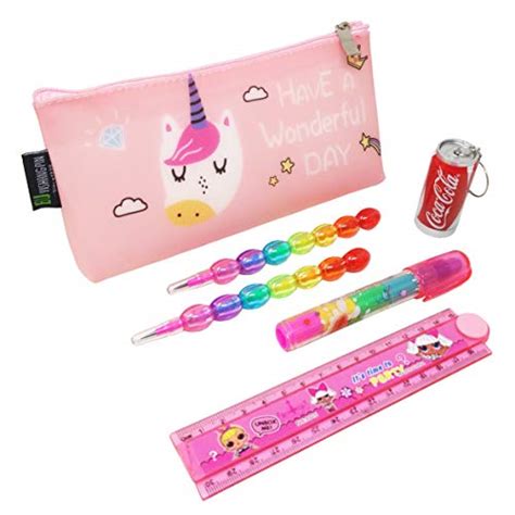 Parteet Unicorn Combo Pack Of Stationery Set Unicorn Pencil Pouch