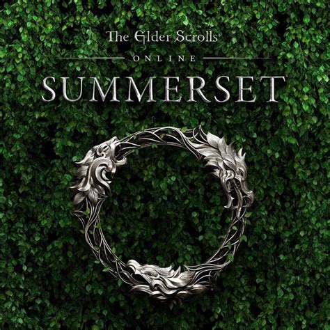 The Elder Scrolls Online Summerset 2018 Playstation 4 Box Cover Art