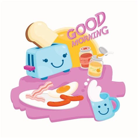 Associazione New Cute Cartoon Good Morning Images