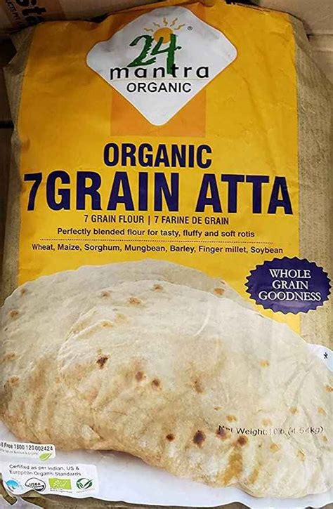 Buy Organic 7 Grain Atta 24 Mantra 10 Lbs Indiaco Quicklly