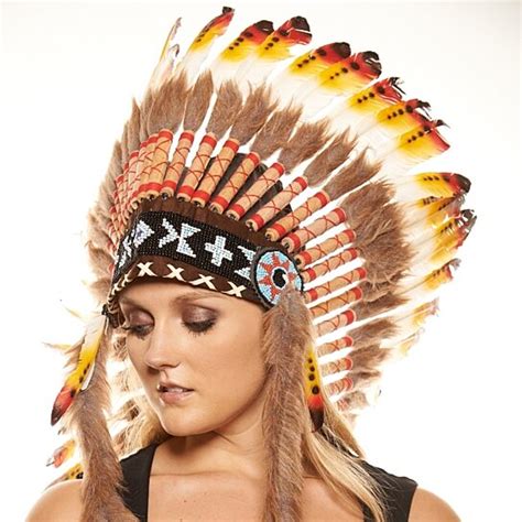 buy inspired indian headdress mh018 native american chief hat hand made indian war bonnet 36