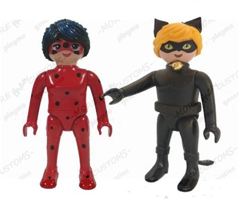 Lady Bug Cat Noir Playmobil Personalizado