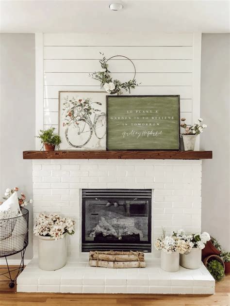 How To Paint Fireplace Brick White With Primer And Regular Paint