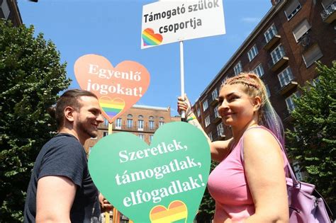 Budapest Pride Stands Up For Lgbt Rights In Hungary Bbc News