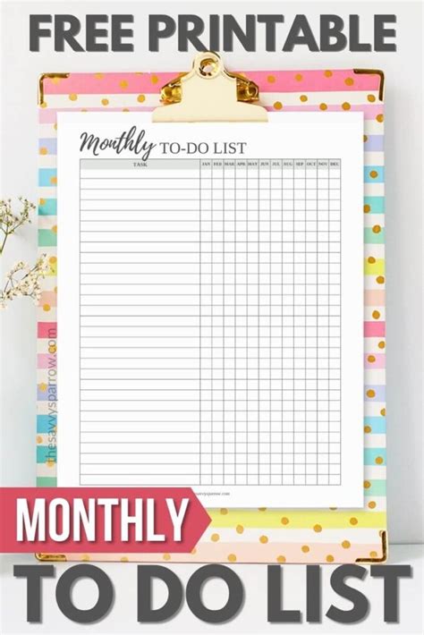 23 things to add to your monthly to do list (free printable checklist!)