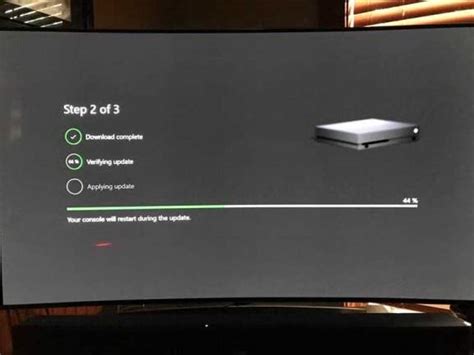 Microsoft Shows Xbox One X Update Screen Image For The First Time