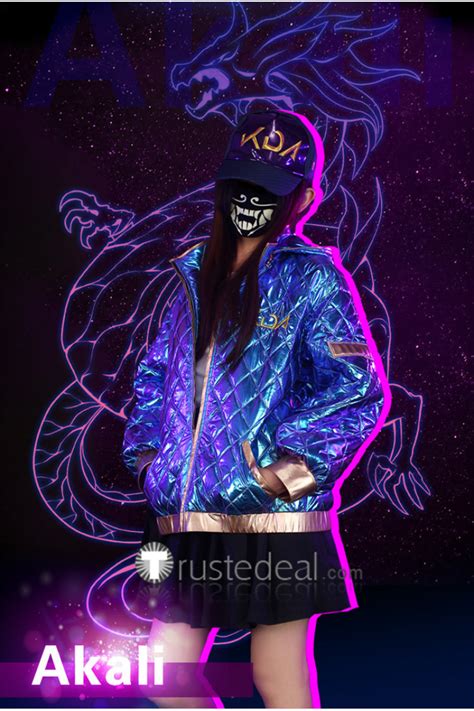 League of legends technically has two ranking systems: League of Legends KDA Skins Popstars Akali Daily Wear Coat ...