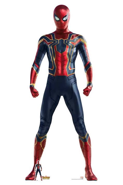 Spider Man Iron Spider Suit Avengers Infinity War Lifesize Cardboard Cutout