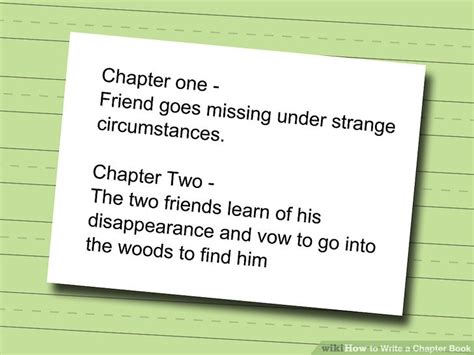How To Write A Chapter Book 6 Steps With Pictures Wikihow