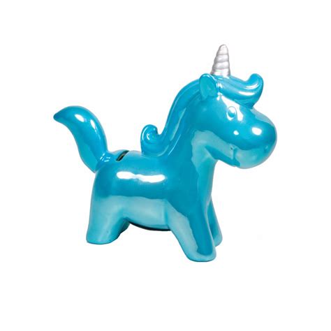 Magical Blue Unicorn Bank